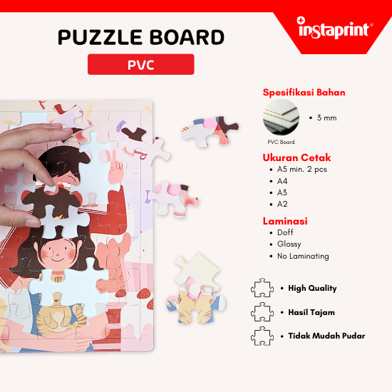 Puzzle Board Game Anak Custom, Souvenir Puzzle, Game Puzzle Custom Web