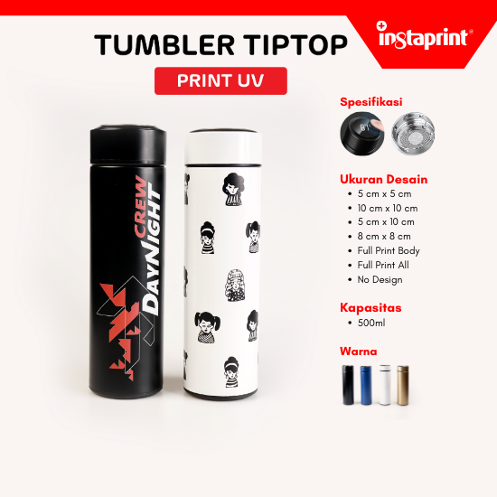Tumbler Tip Top Custom Print UV Web