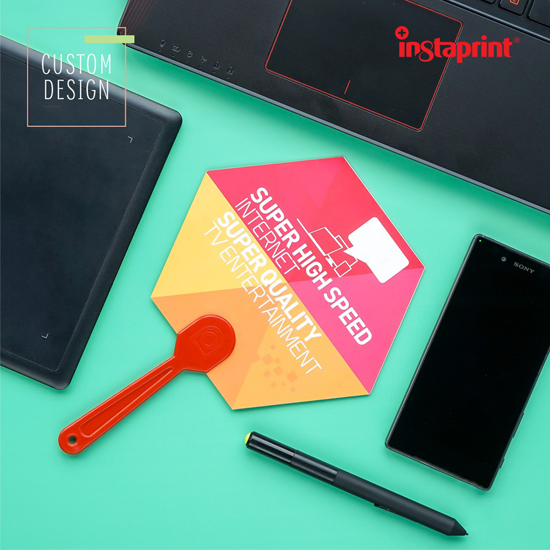 Kipas Tangan Art Carton 2 Sisi Web