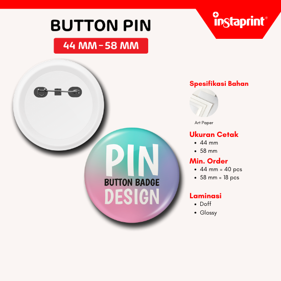 Pin Bundar Custom / Souvenir Pin Custom Lucu WEB