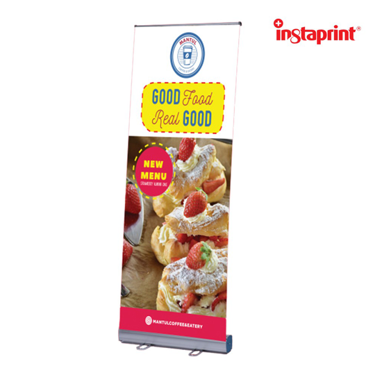 Roll Banner Promosi / Display Roll Banner / Standing Banner Promosi Murah WEB