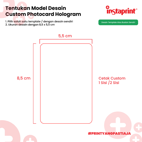 Photocard Custom Gambar Bebas/Anime/KPOP - Photo Card Foto Custom Anime/Kpop WEB