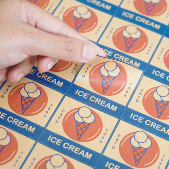 STICKER CRAFT / Sticker Daur Ulang Murah Bentuk Kotak WEB