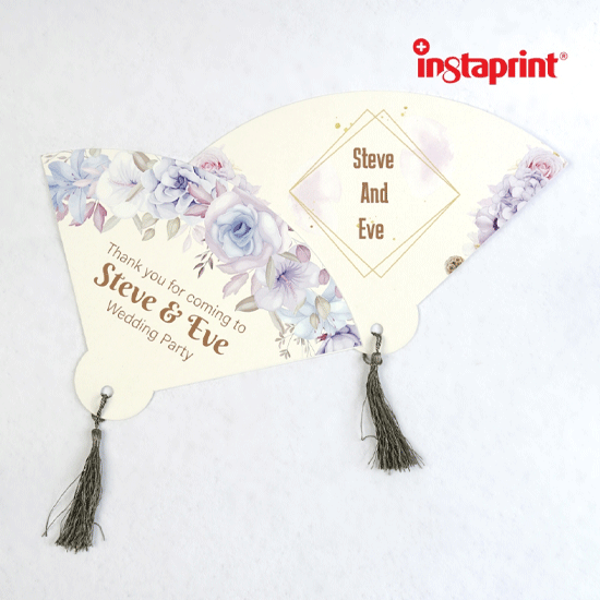 Kipas Tangan Bahan Kertas IVORY 300gsm / Undangan Unik Kipas Souvenir, Handfan K-Pop Kertas, Kipas Promosi, Souvenir Kipas Murah, Kipas Custom WEB
