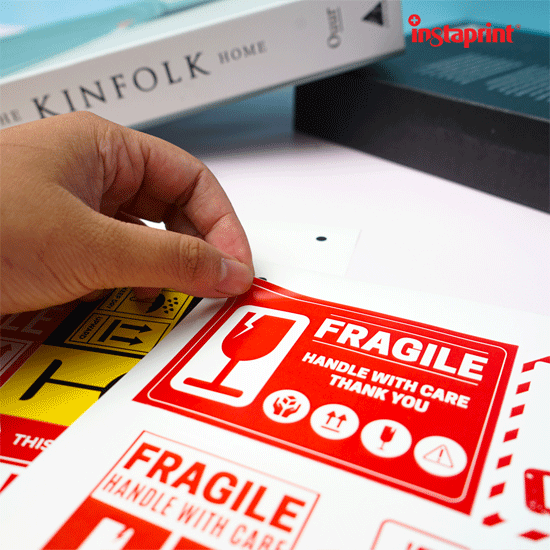 Sticker Fragile Olsop Murah / Sticker Awas Pecah Kemasan/Paket WEB