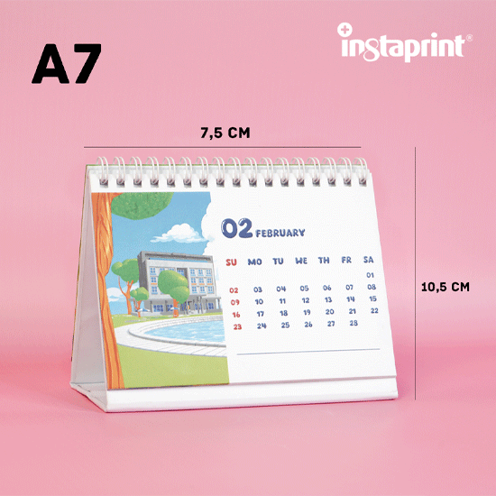 Kalender Duduk A4, A5, A6, A7, B6 / Kalender Custom WEB