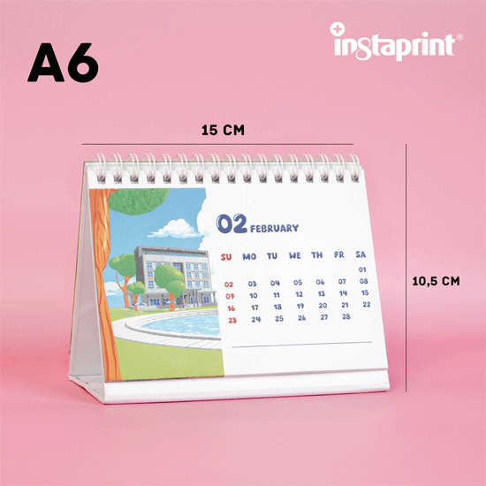Kalender Duduk A4, A5, A6, A7, B6 / Kalender Custom WEB