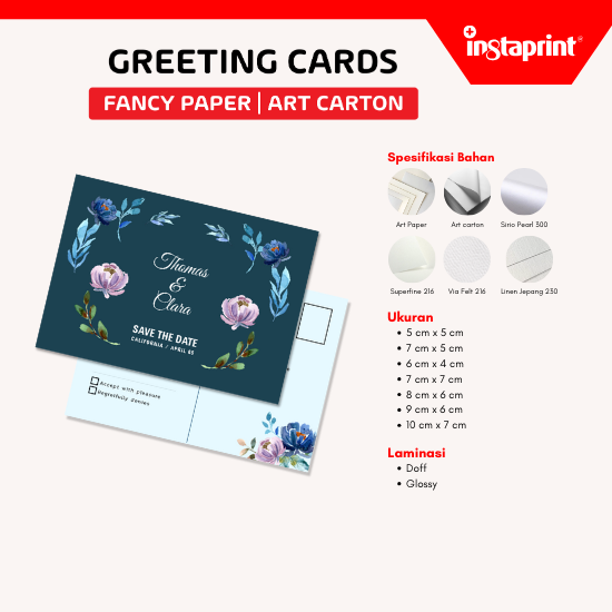 Greeting Card / Thank You Card / Kartu Ucapan / Kartu Souvenir WEB