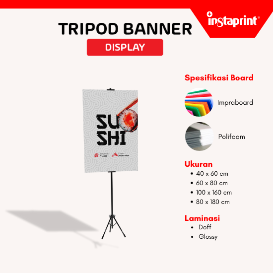 Tripod Banner Board Display WEB