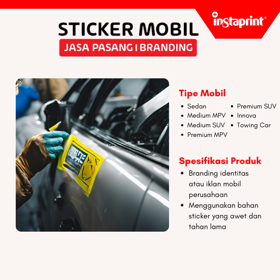Sticker Car Branding + Jasa Pasang Web