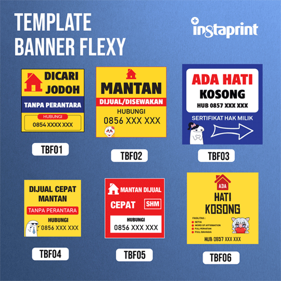Cetak Banner Spanduk Rumah Dijual Disewakan Dikontrakan WEB