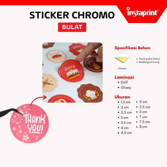 Sticker Label Bundar, Sticker Murah Bundar, Sticker Thankyou Bund ...