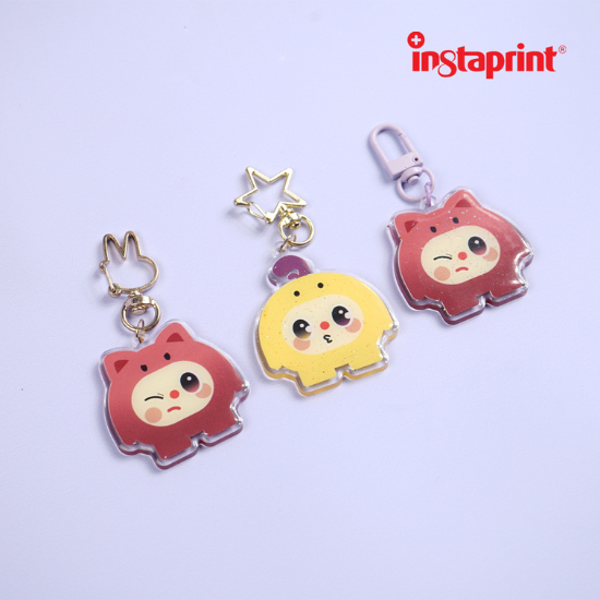 Gantungan Kunci Acrylic Epoxy Custom - Gantungan Kunci Resin WEB