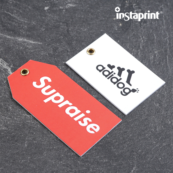 Hangtag Tebal | TAG PREMIUM Custom 2 sisi + Ring Besi | Tag Baju Label Hang Tag + Ring Besi WEB