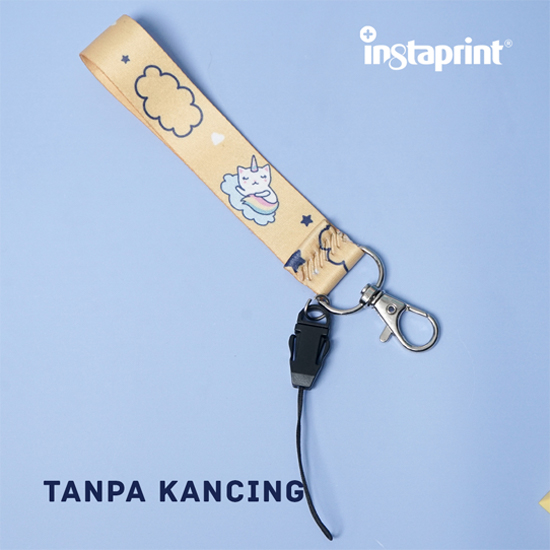 Lanyard Gantungan Kunci Custom | Lanyard Keychain Custom Full Print 2 Sisi Murah | Gantungan Kunci Lanyard Custom Dua Sisi Murah WEB