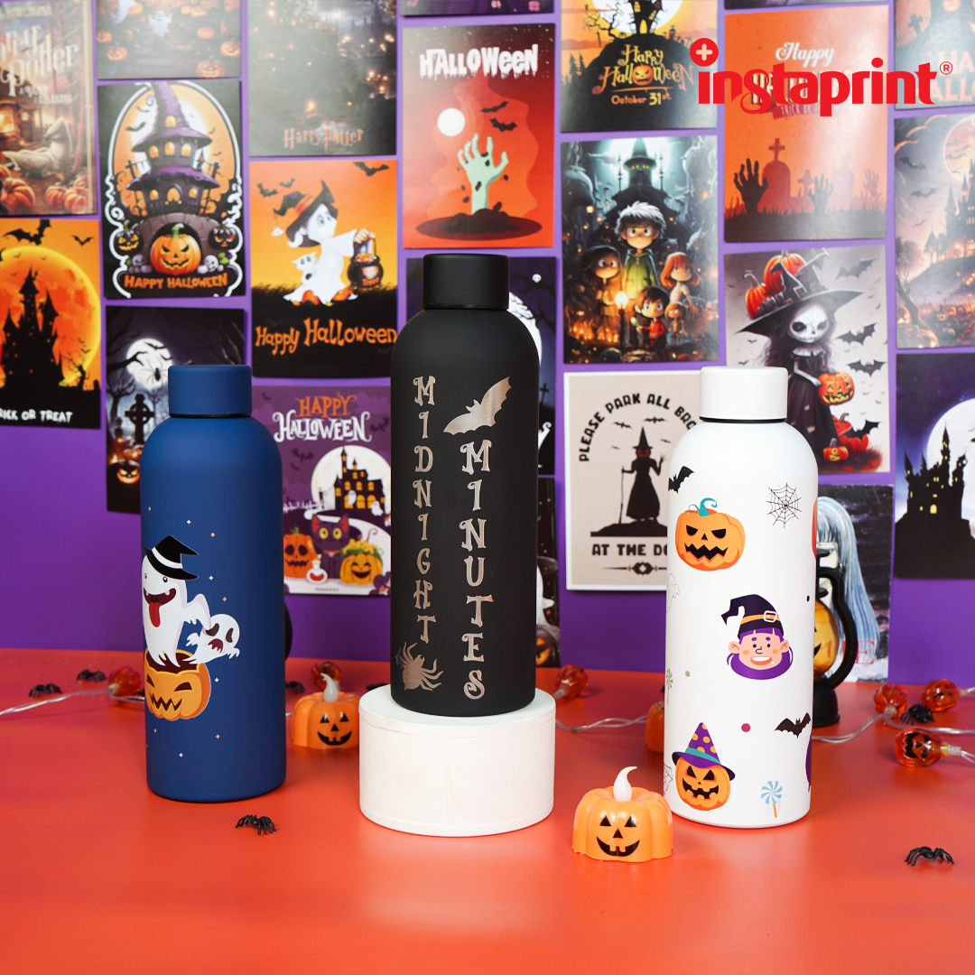 Custom Tumbler Botol Minum LULU Print UV/Grafir Cetak Full Print LULU Print Grafir Logo Web