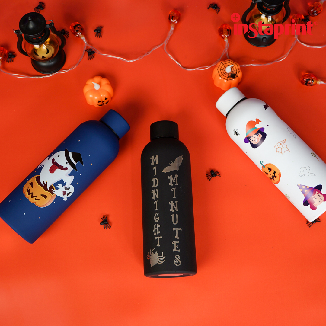 Custom Tumbler Botol Minum LULU Print UV/Grafir Cetak Full Print LULU Print Grafir Logo Web