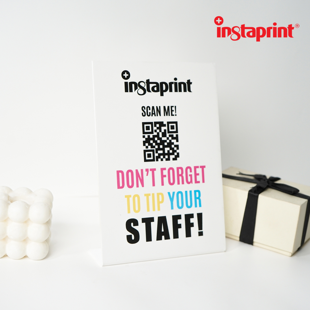 STAND QRIS/ Barcode AKRILIK TENT Nomor Meja Cafe / Stand Nomor Meja Bending / Nomor Meja Dekorasi WEB