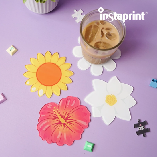 Custom Tatakan Gelas Acrylic / Coaster WEB