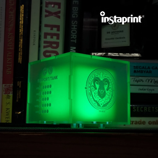 ENERGY CUBE Element Glow Night Light (Lampu Tidur LED Aesthetic) WEB