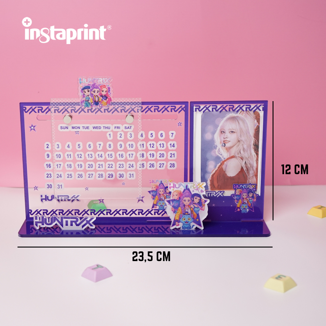 Kalender Perpetual Abadi Sepanjang Masa / Eternal Calendar Arkilik UV PRINT | Frame & No Frame WEB